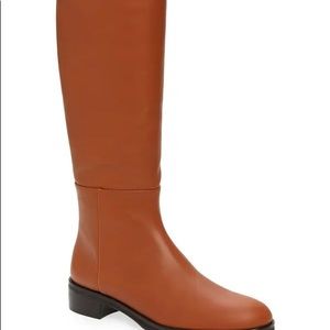 NEW FRAME Le Ramsey Boots Tobacco Brown Knee High Tall Leather Size 40.5 / 10.5
